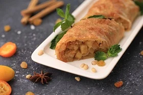 Штрудель с яблоками