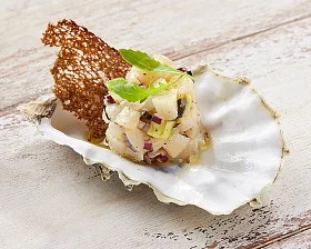 Тар тар из морского гребешка