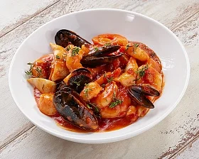 Соте из морепродуктов